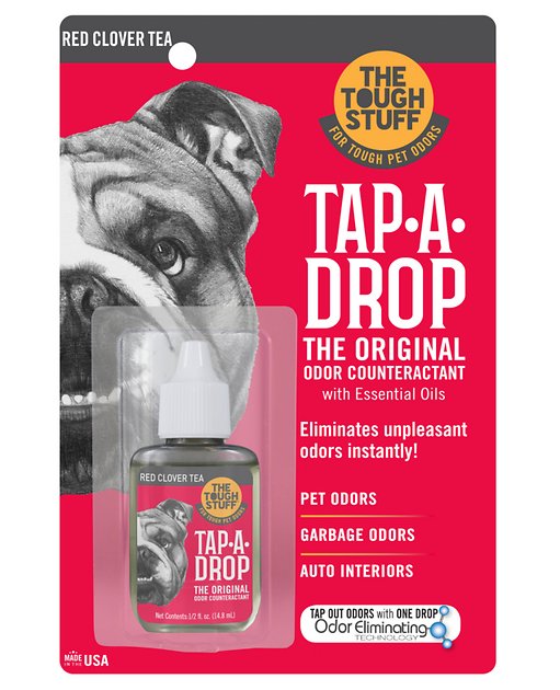 Tough Stuff Tap-A-Drop Red Clover Tea Air Freshener, капли-концентрат нейтрализации запаха от животных, красный клевер,14,8 мл (США)