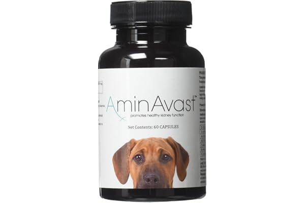AminAvast Kidney Support for Cats (60 капс) - витамины для собак вес более 9 кг для поддержки печени(США)