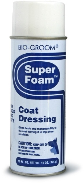 41016, Bio-Groom Super Foam Пенка для укладки шерсти 425 гр (США)