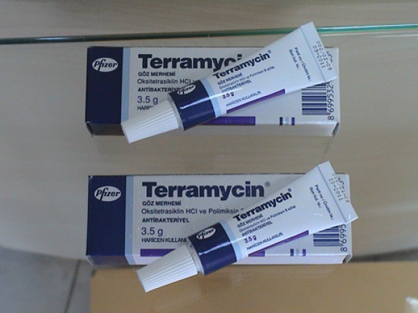 Глазная мазь Terramicyn Ophthalmic Ointment 3,5 гр (Тайланд)