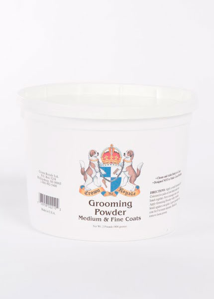 Crown Royale Grooming Powder Medium Fine Coats F 2 3/4 lb, Груминг для тонкой, шелковистой и средней шерсти, 1,25 кг., (США)