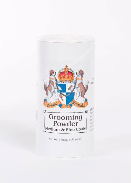 Crown Royale Grooming Powder Medium Fine Coats F 1 lb, Груминг Пудра для тонкой, шелковистой и средней шерсти., 454 гр., (США)