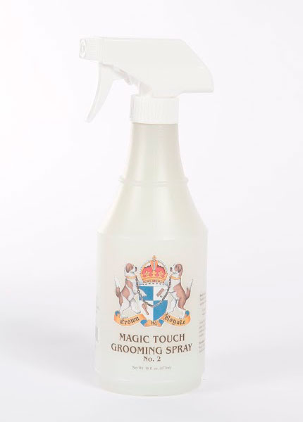 Crown Royale Magic Touch №2,Финальный спрей для короткой шерсти. Для жёсткой шерсти. Для густой шерсти. 16oz,473 мл.,готовый (США)