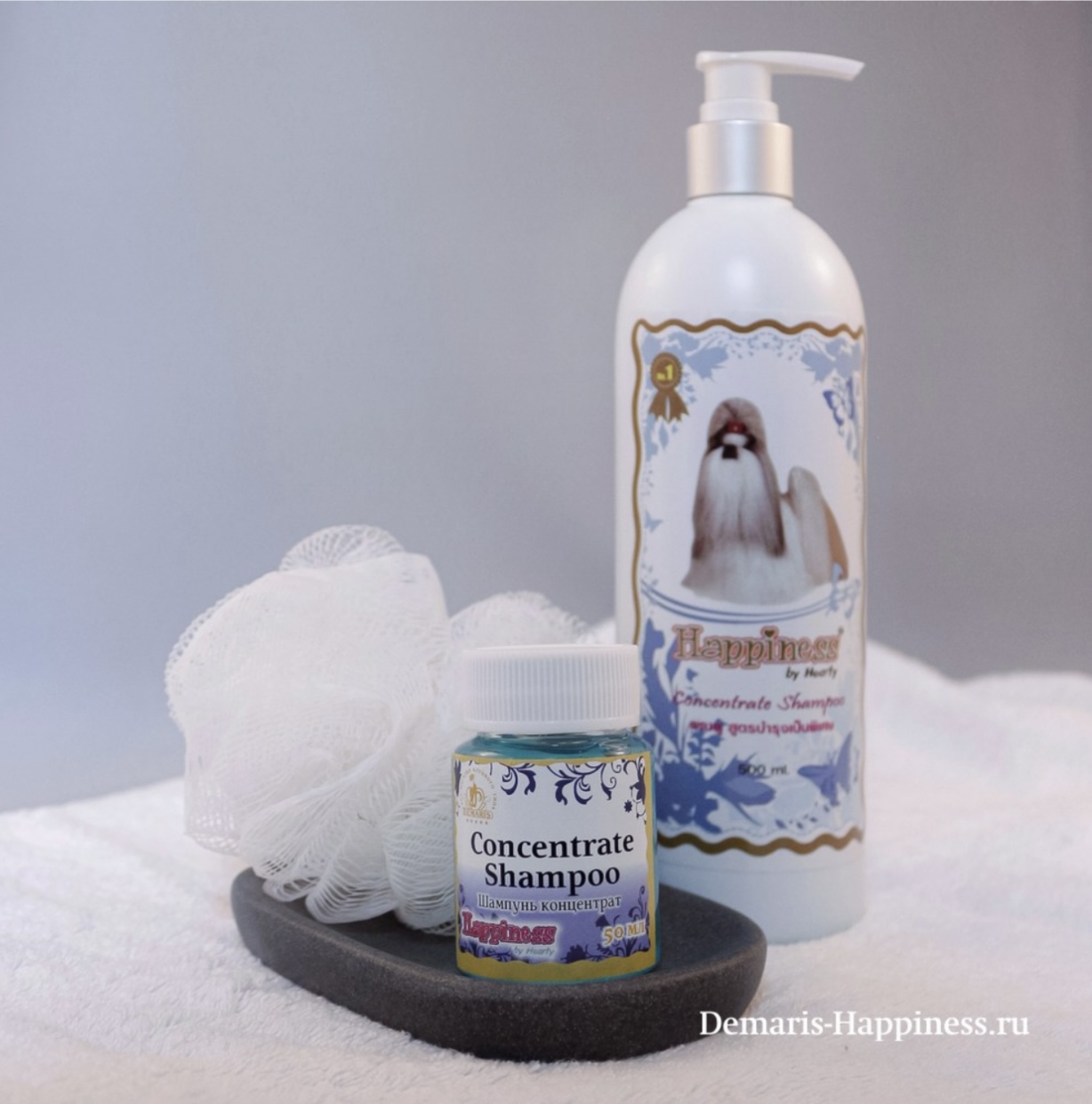 Happiness by Hearty Concentrate Shampoo Шампунь концентрат для шерсти 50 мл (Тайланд)