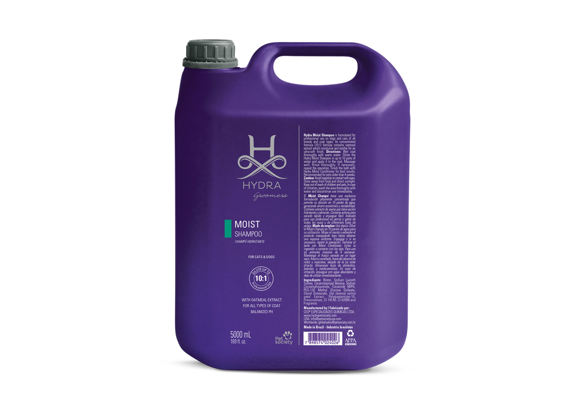 HYDRA Moisturizing shampoo 5L Увлажняющий шампунь (PH01010)