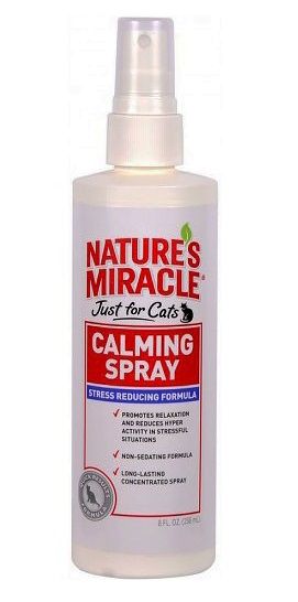 ENM5780 Средство успокаивающее. Антистресс. для кошек. 237мл Natures Miracle No Stress Calming Spray (США)