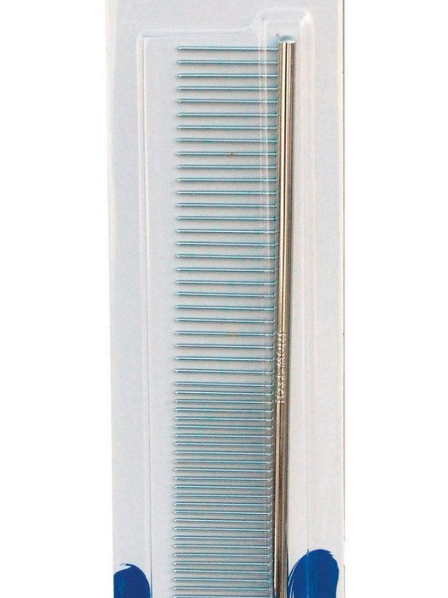SHOW TECH Pro Combi Comb расческа-гребень хром 19 см с зубчиками 3,2 см