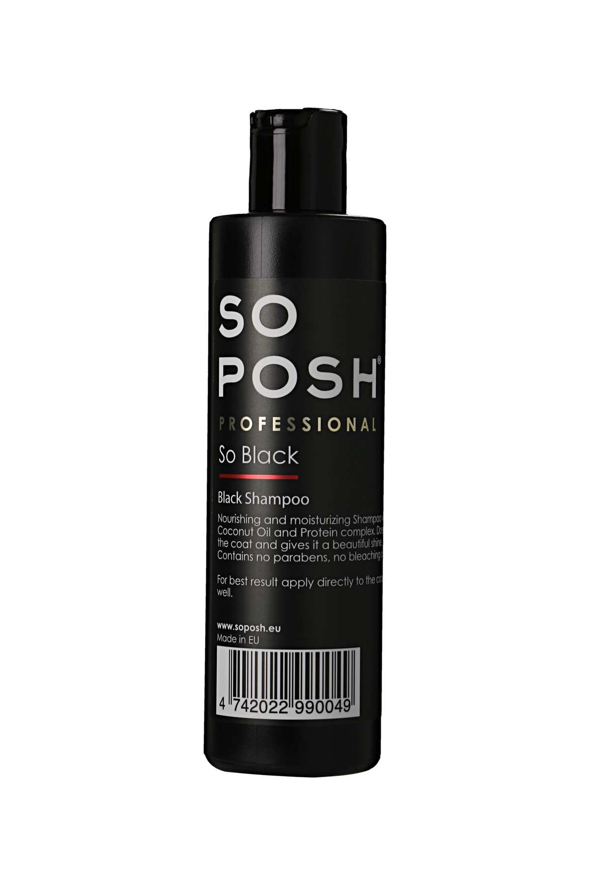 SO POSH  So Black shampoo. Тонирующий шампунь для черной шерсти 250 мл.(Эстония)