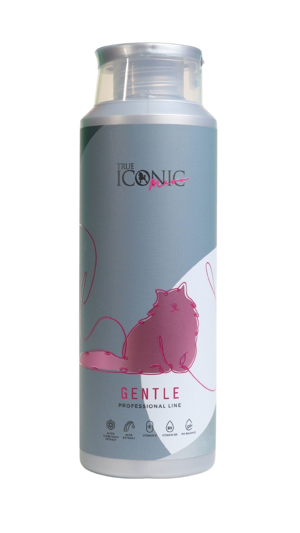 TRUE ICONIC MEOW GENTLE мягкий очищающий шампунь 400 мл / кошки  (Малайзия)