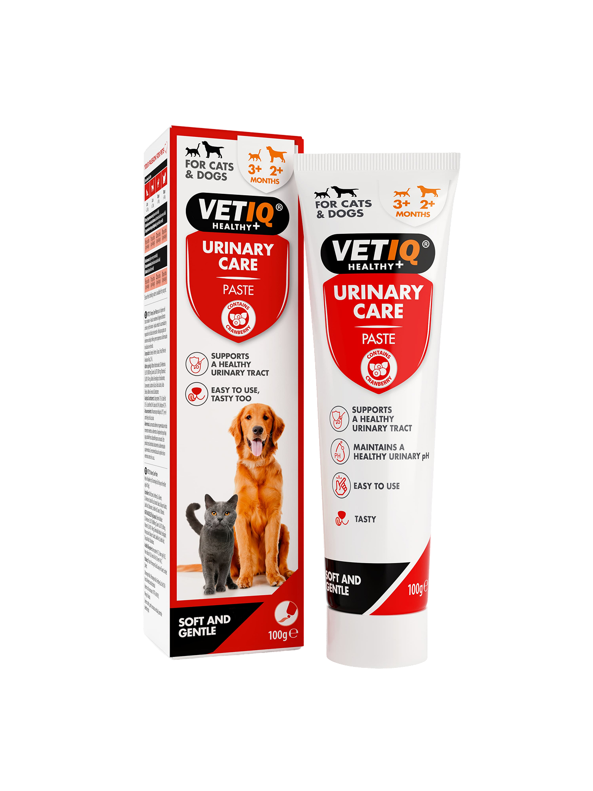 VETIQ Urinary Care Paste. Паста для здоровья мочевыводящих путей для собак и кошек, 100 гр (Ирландия)