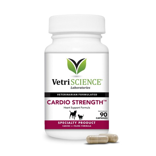 VetriScience Cardio Strength Taurine and Omega-3 Healthy Heart Easyfor Dogs & Cats, 90 Count Капсулы, для лечения и поддержания здоровья сердца.(США) VetriScience Cardio Strength Taurine and Omega-3 Healthy Heart Easyfor Dogs & Cats, 90 Count Капсулы, для лечения и поддержания здоровья сердца.(США)