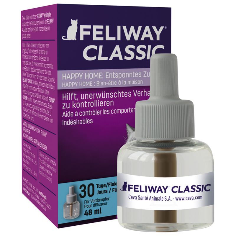 Feliway Classic Феливэй Классик запасной флакон успокаивающий средство для кошек 48 мл