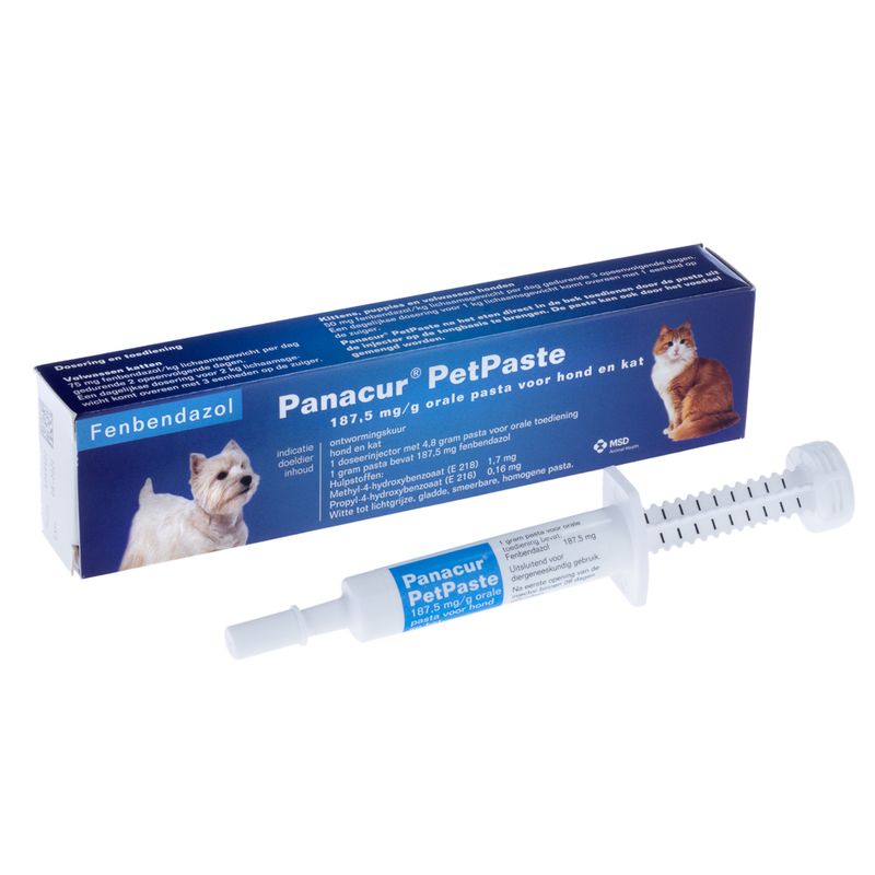 Panacur PetPaste 4,8g, (Австрия) MSD Animal Health средство от глистов, лямблий для собак и кошек, котят и щенков.