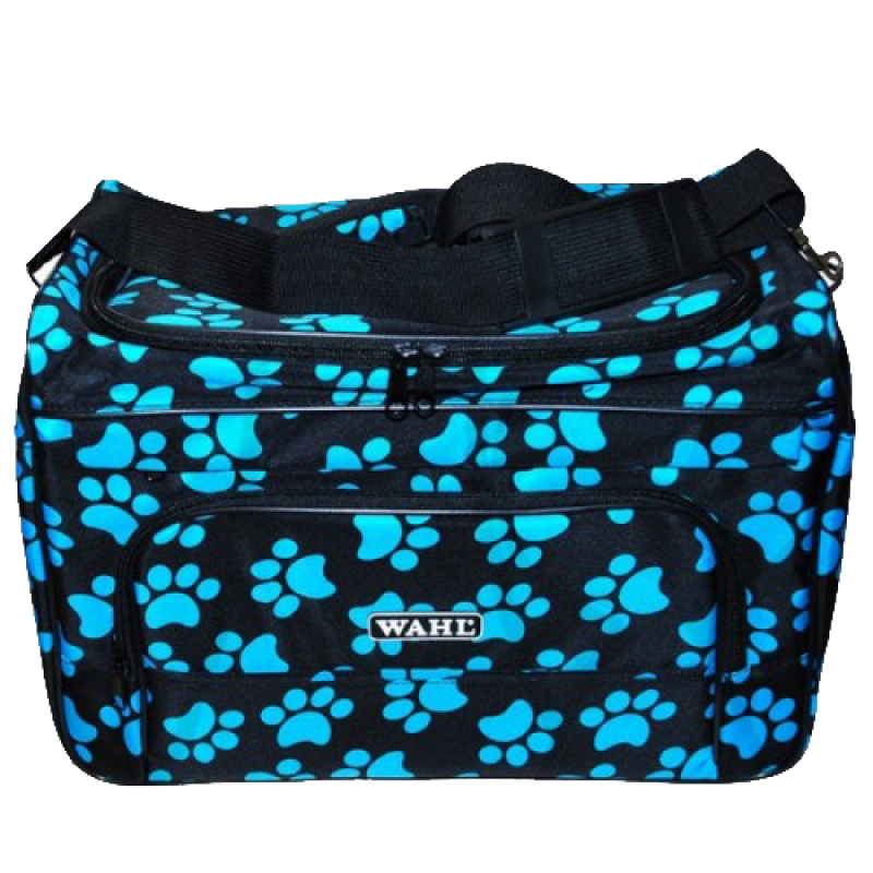 Сумка грумера для инструментов Wahl Paw Print Bag синие лапки (Германия)