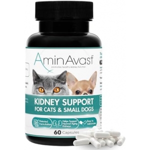 AminAvast Kidney Support for Cats (60 капс) - витамины для кошек и маленьких собак для поддержки функций почек(США)