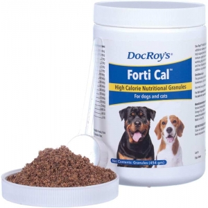 Doc Roy's Forti Cal  высококалорийная добавка, гранулы, 454 гр.  для щенков и котят  (США)