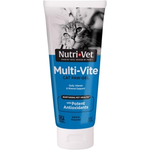 Nutri-Vet Multi-Vite Salmon Flavored Gel Multivitamin for Cats, 85 гр (туба) гель мультивитамин для кошек (США)