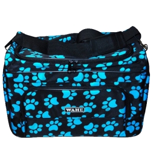 Сумка грумера для инструментов Wahl Paw Print Bag синие лапки (Германия)