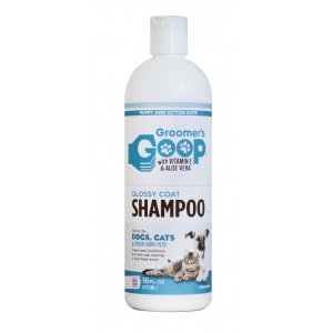 GROOMER`S GOOP Глянцевый полирующий шампунь Pet Shampoo (473 мл) с Алое Вера и витам.Е