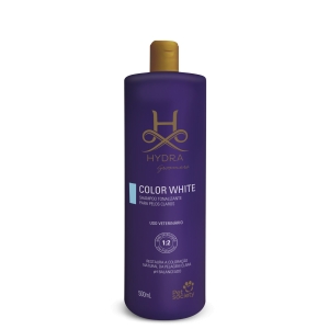 HYDRA Color White shampoo 500 ml Тонирующий шампунь для светлой шерсти (Бразилия)