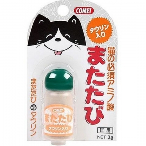 Мататаби в порошке с таурином 3 гр (Японская кошачья мята), для нормализации психического состояния кошки (Япония)