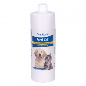 Doc Roy's Forti Cal Liquid - 32 oz, Vanilla жидкость высококаллорийная для щенков и котят (960 мл.) (США) (срок 01.06.26)