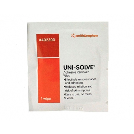 Uni-solve Adhesive Remover салфетка для удаления клея с ушей (уп. 2шт.) (США)