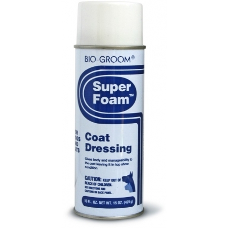 41016, Bio-Groom Super Foam Пенка для укладки шерсти 425 гр (США)