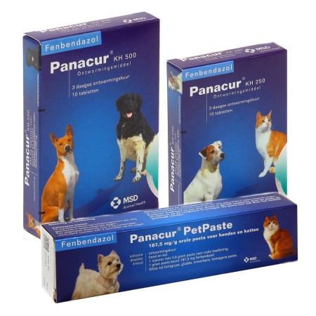 Panacur 250 гр, таблетки 10 шт (Австрия) MSD Animal Health средство от глистов, лямблий для собак и кошек.