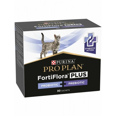 FORTIFLORA Purina Pro Plan for Cat Кормовая добавка для повышения иммунитета у кошек в гранулах,30 пакетиков по 1 гр ( Purina Pro Plan)