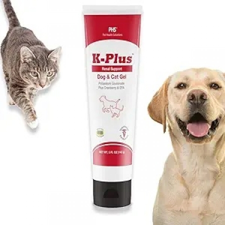 PSH K-Plus Potassium Gluconate Renal Gel (15 oz) 124гр. - гель для собак и кошек для поддержания почек (США)