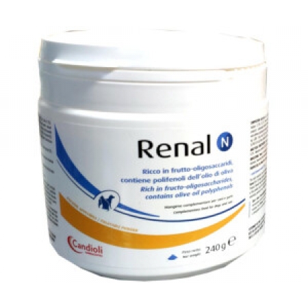 Candioli Renal N 240 гр Специальная добавка для кошек и собак при почечной недостаточности.(Италия)