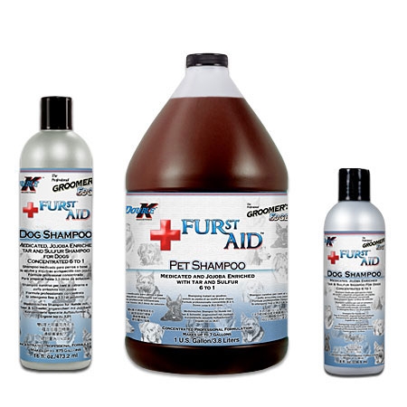 Furst Aid™ Dog Shampoo Лечебный шампунь с жожоба и дёгтем. 473 мл (США)