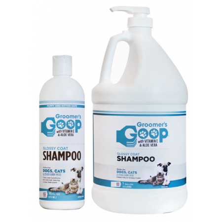 GROOMER`S GOOP Глянцевый полирующий шампунь Pet Shampoo (3800 мл) с Алое Вера и витам.Е