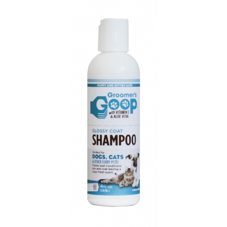 GROOMER`S GOOP Глянцевый полирующий шампунь Pet Shampoo (118 мл) с Алое Вера и витам.Е