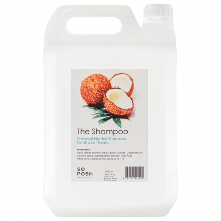 SO POSH BASIC LINE Shampoo, 5 л. Для всех типов шерсти Шампунь  (Эстония)