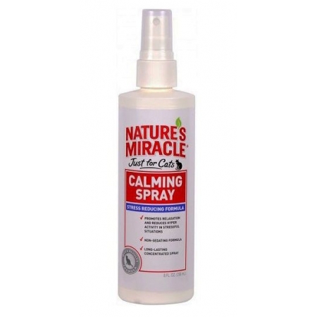 ENM5780 Средство успокаивающее. Антистресс. для кошек. 237мл Natures Miracle No Stress Calming Spray (США)