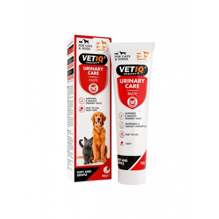 VETIQ Urinary Care Paste. Паста для здоровья мочевыводящих путей для собак и кошек, 100 гр (Ирландия)