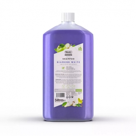 WAHL Diamond White Шампунь для светлой и белой шерсти, 5 л (Великобритания)