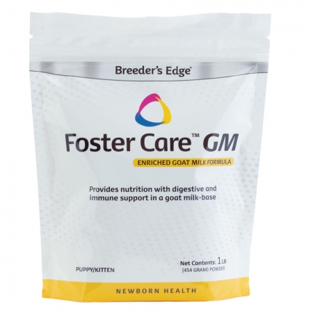 Breeder's Edge® Foster Care GM Milk - 1lb for kittens/ puppy Заменитель материнского молока из козьего молока для котят и щенков от 0 месяцев (порошок) (454гр.) (США)